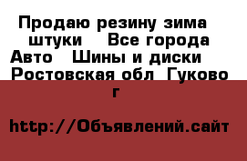 Продаю резину зима 2 штуки  - Все города Авто » Шины и диски   . Ростовская обл.,Гуково г.